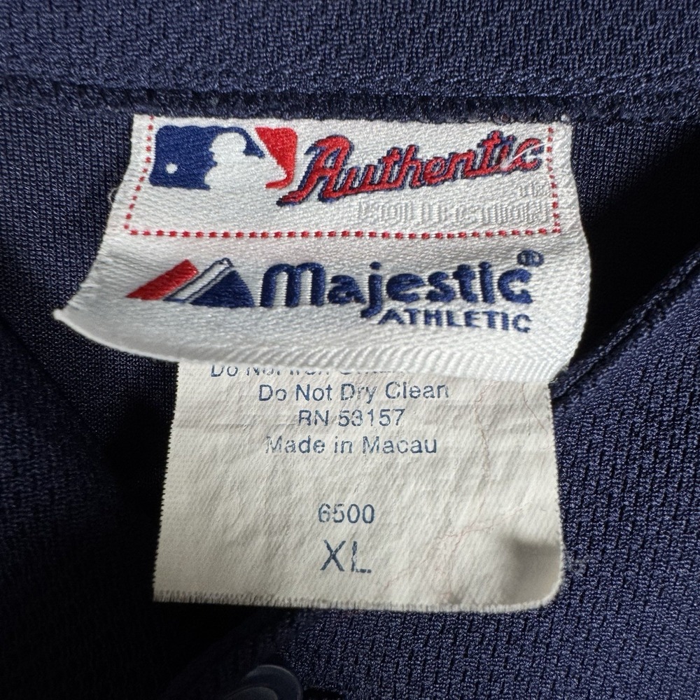 + Vintage Minnesota Twins Navy Blue Authentic Majestic Baseball Jersey Men's XL - Picture 3 of 15
